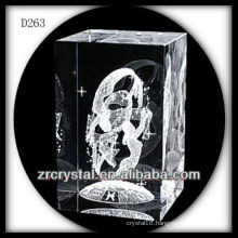 K9 3D Laser Crystal Block with Fairy Inside